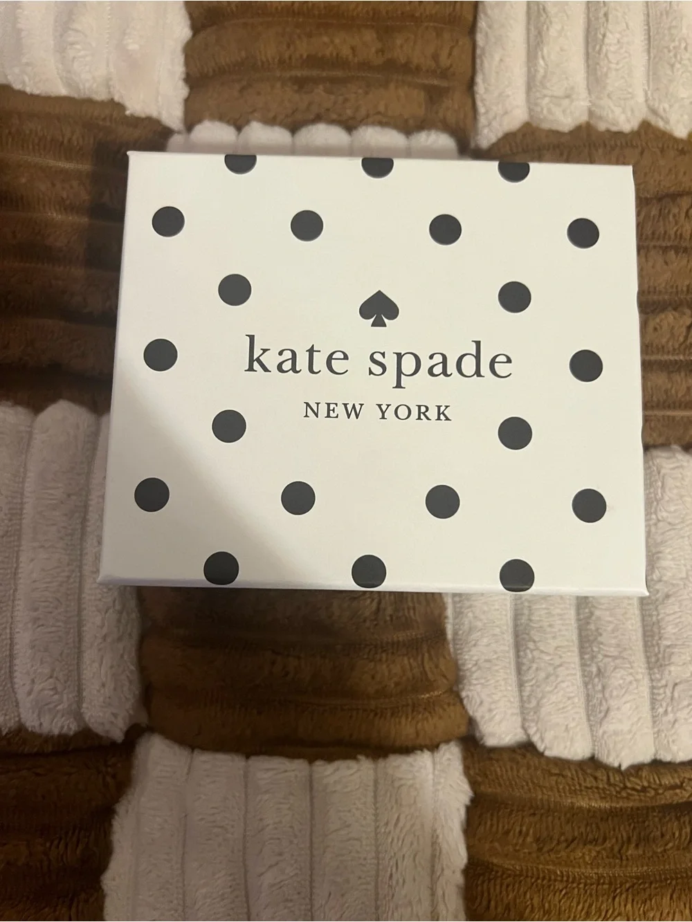 Kate Spade Cheers Charming Dot Compact Zip Wallet in Black Muti NWTS!